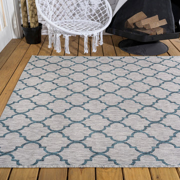 Arabesque Ogee Trellis Indoor/outdoor Area Rug
